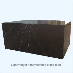 Lätt vikt Honeycombed Stone Table